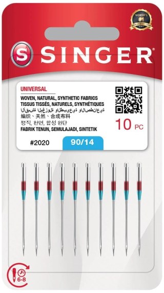 Igła SINGER N2020-14/90 blister 10szt