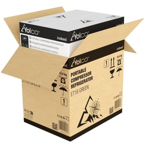 PRZENOŚNA LODÓWKA KOMPRESOROWA ET18 GREEN