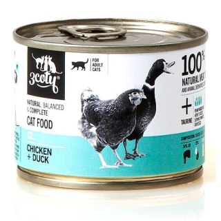 3Coty CHICKEN + DUCK for Adult cats 180g