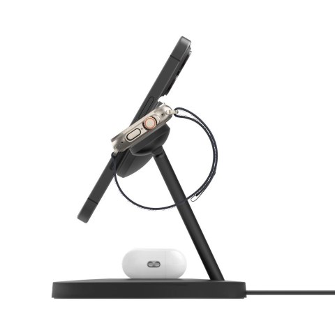 BELKIN BOOSTCHARGE PRO 3IN1 MAGSAFE 15W QI2,CZARNA