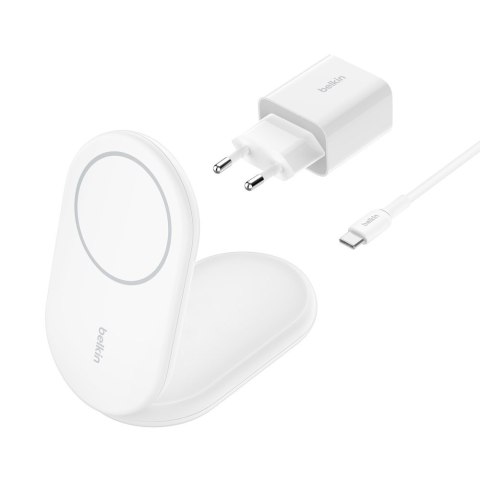 BELKIN ŁADOWARKA MAGSAFE QI2 15W BIAŁA ZASILACZ 20W