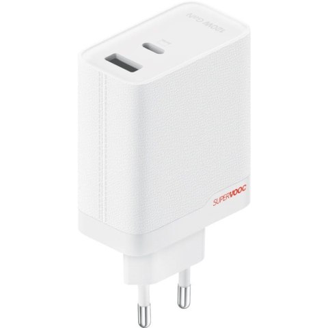 OnePlus Charger SUPERVOOC 120W 2 Ports with Cable White