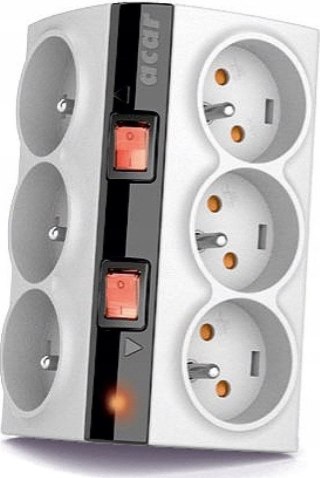 Listwa przeciwprzepięciowa HSK DATA ALP-ACARsmart---13 (6 x UTE; 10 A; 3m; kolor szary)