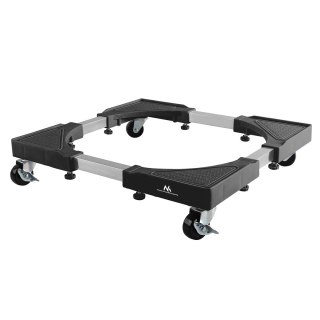 MACLEAN PODSTAWA POD PRALKĘ RUCHOMA, BLOKADA KÓŁEK, SZER. 700-900MM, UNIWERSALNA, DO 200KG MC-119 B