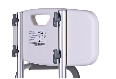 Krzesło prysznicowe z oparciem i podłokietnikami