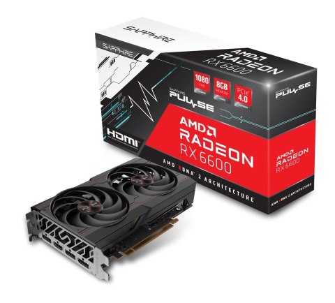 Karta graf. SAPPHIRE PULSE RADEON RX 6600 GAM 8GB (WYPRZEDAŻ)