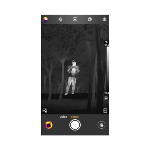 GUIDE SENSMART KAMERA TERMOWIZYJNA MOBIR 2S M2SA USB-C, 256X192PX DO 150°C FOV 25° AUTOFOCUS 100M NOKTOWIZJA M2SA