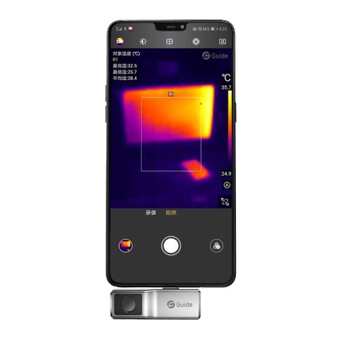 GUIDE SENSMART KAMERA TERMOWIZYJNA MOBIR AIR MAA DLA URZĄDZEŃ ANDROID USB-C, 120X90PX DO 120°C FOV 50° 25HZ MAA