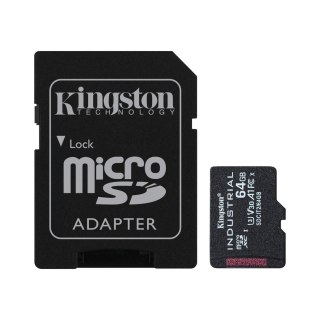 KINGSTON microSDHC 64GB Industrial C10 A1 pSLC Card
