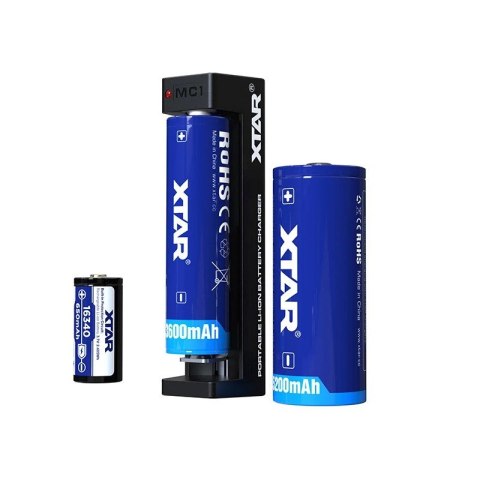 XTAR ŁADOWARKA DO AKUMULATORÓW UNIWERSALNA USB-C MC1C