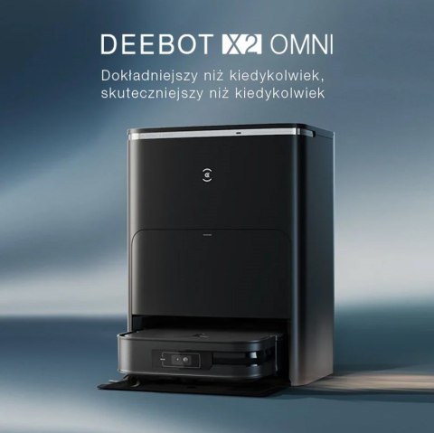 Robot sprzątający Ecovacs Deebot X2 OMNI (czarny) (WYPRZEDAŻ)