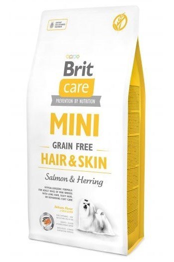 Brit Care Mini GF Hair & Skin 7kg (WYPRZEDAŻ)