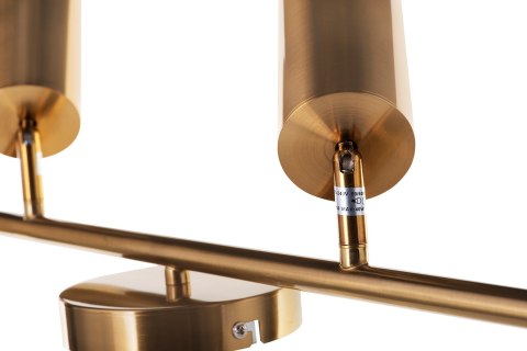 Listwa reflektorowa poczwórna złota sufitowa ścienna Activejet SPECTRA kinkiet GU10 do salonu (WYPRZEDAŻ)