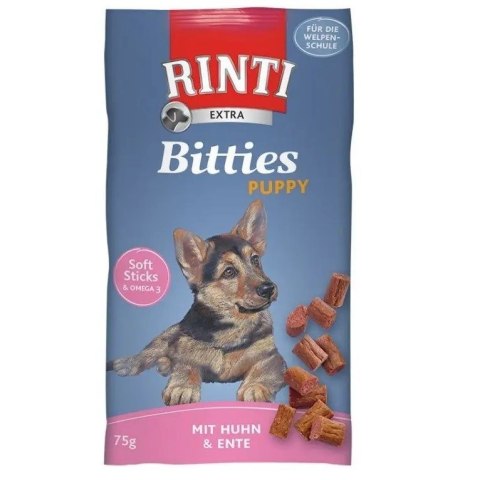 Rinti Bitties Puppy przysmak kurczak i kaczka 75g