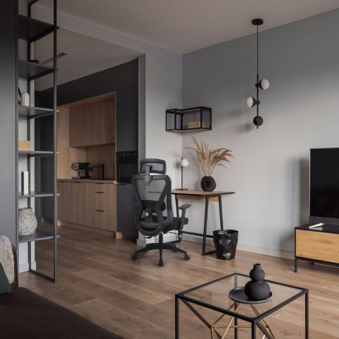 Activejet Fotel biurowy ergonomiczny T5 czarny