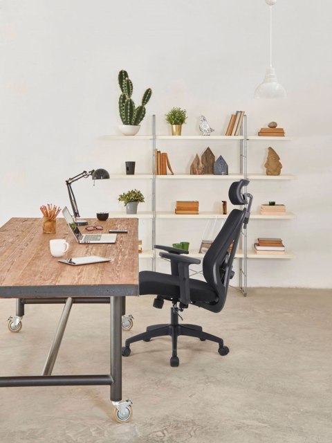 Activejet Fotel biurowy ergonomiczny T5 czarny