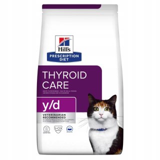 HILL'S Thyroid Care y/d - sucha karma dla kota - 1,5 kg (WYPRZEDAŻ)
