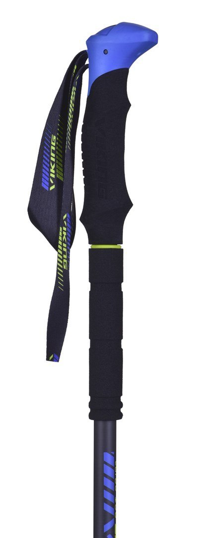 Kije Viking Carbo Lite Trekking czarno/limonkowe