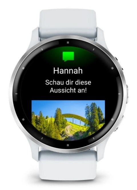 Zegarek sportowy Garmin Venu 3 AMOLED 45mm Biały (WYPRZEDAŻ)